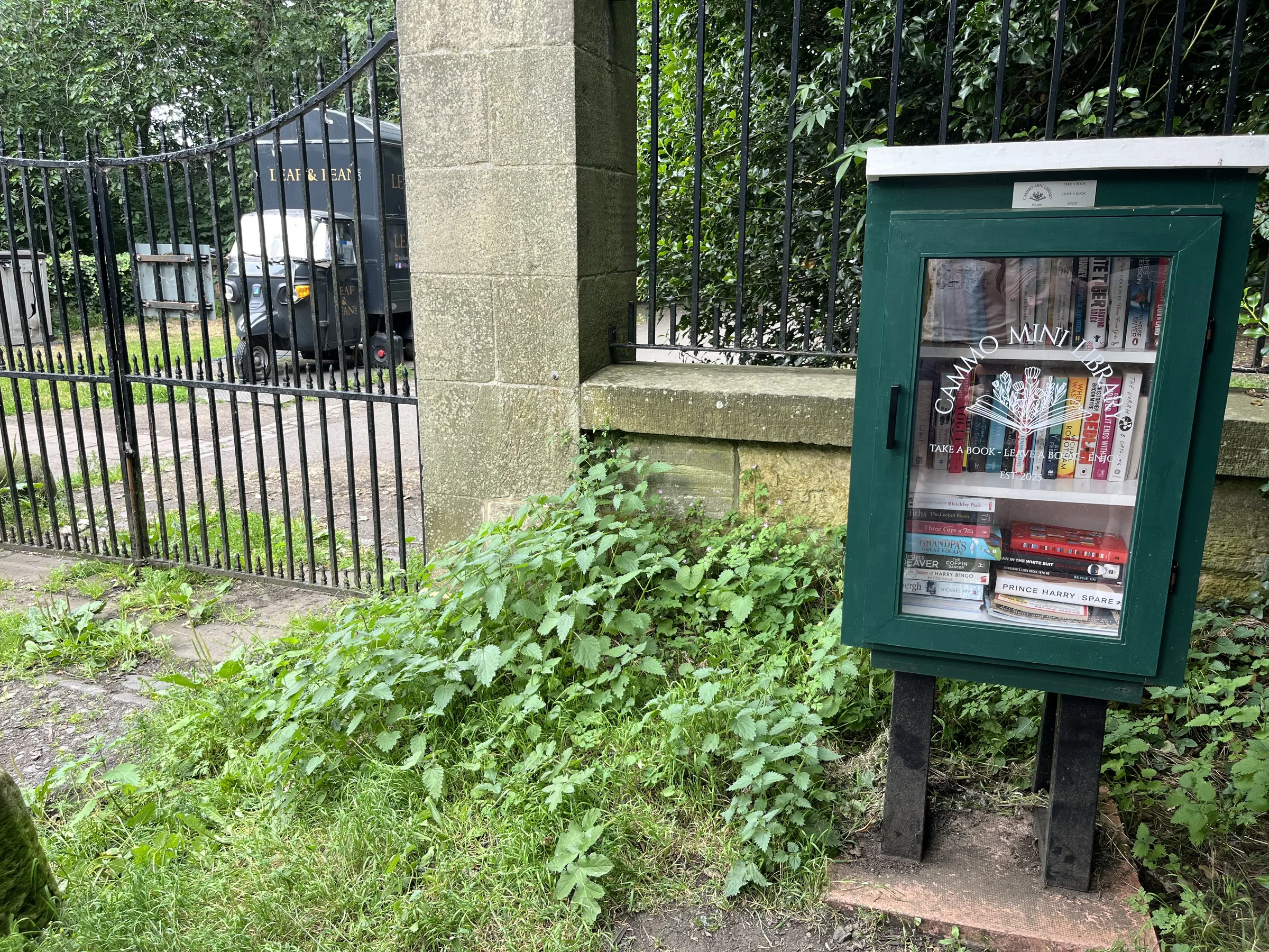 Cammo mini library: honesty box on HonestyBox.scot