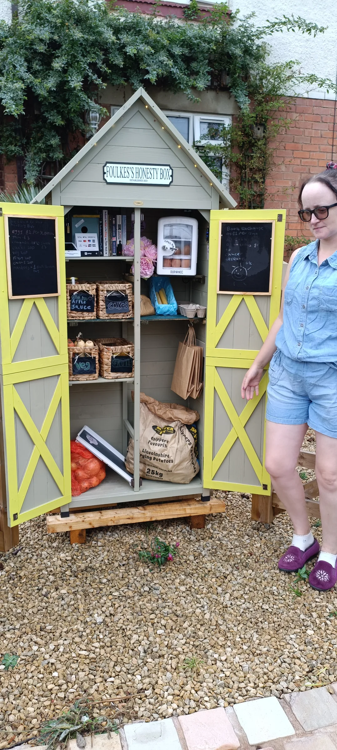 Foulkes's Honesty Box: honesty box on HonestyBox.uk
