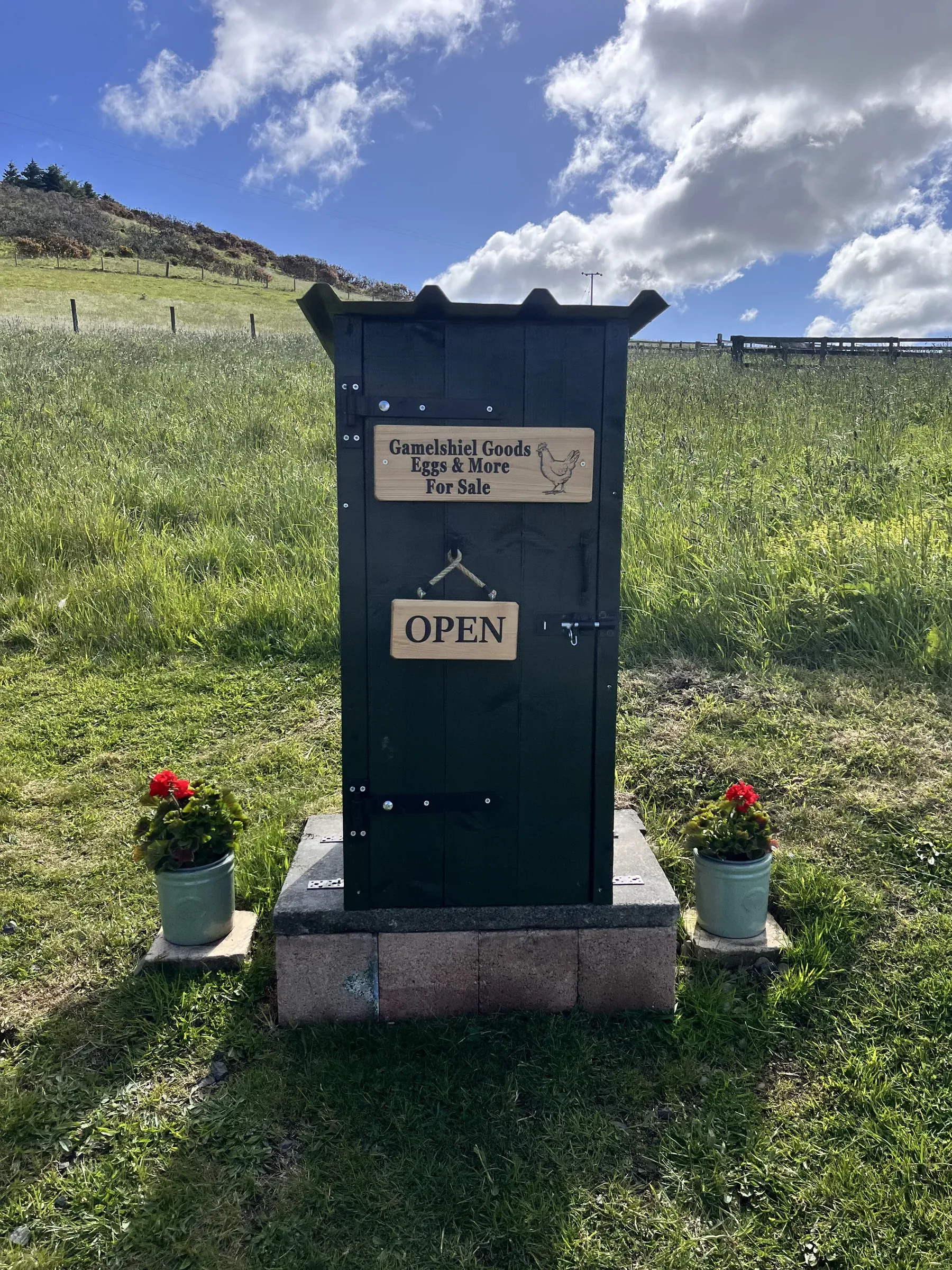 Gamelshiel Goods: honesty box on HonestyBox.scot