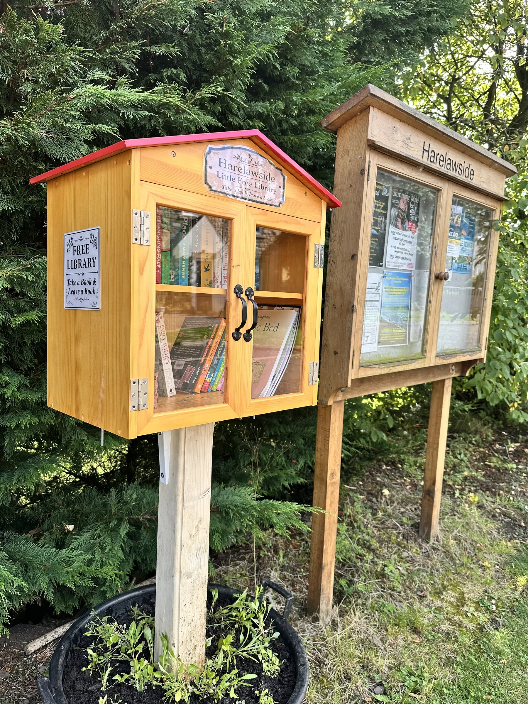 Harelawside Little Free Library: honesty box on HonestyBox.uk