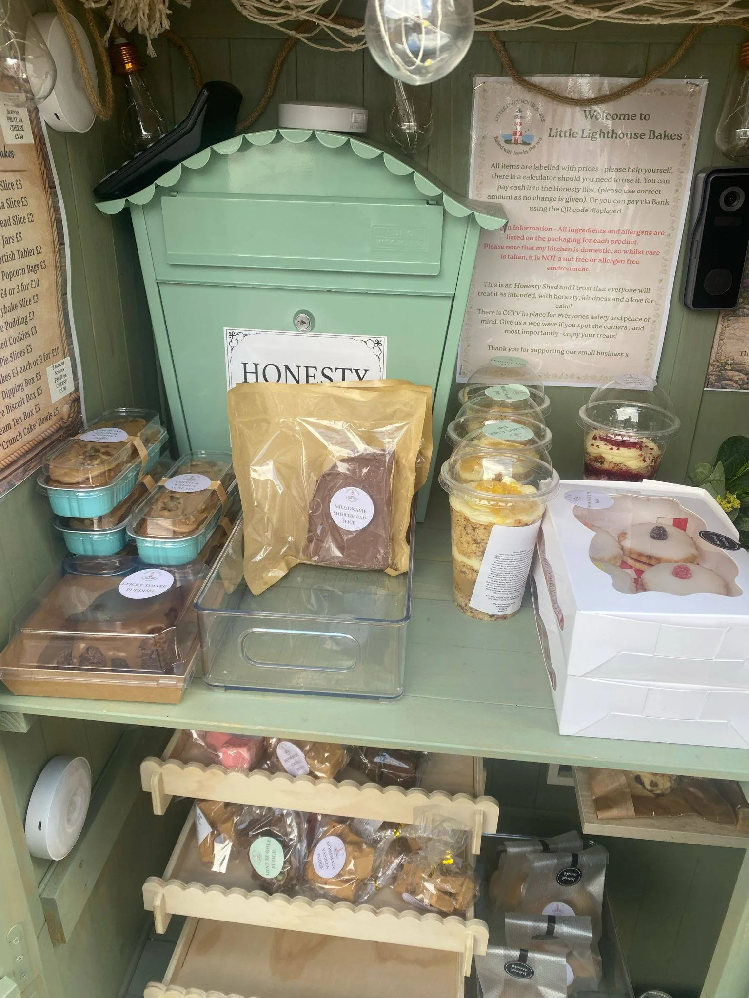 Little Lighthouse Bakes: honesty box on HonestyBox.scot