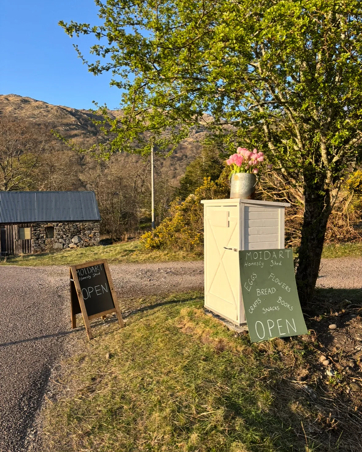 Moidart Honesty Shed: honesty box on HonestyBox.scot