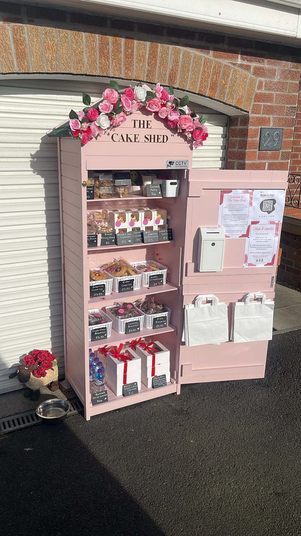 The Cake Shed by Lucy’s Cake Boutique: honesty box on HonestyBox.uk