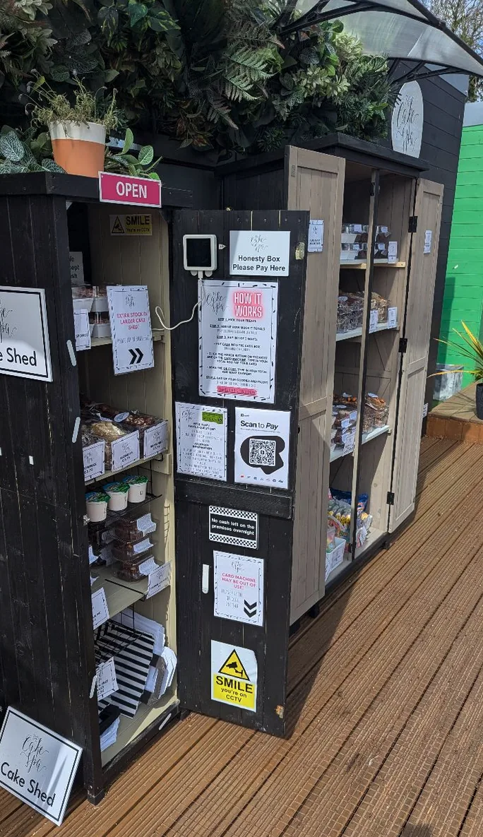 The Cake Spa Cake Shed: honesty box on HonestyBox.uk