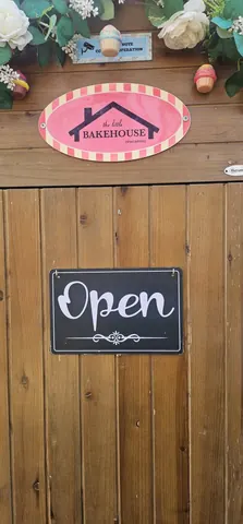 A sign that says open.