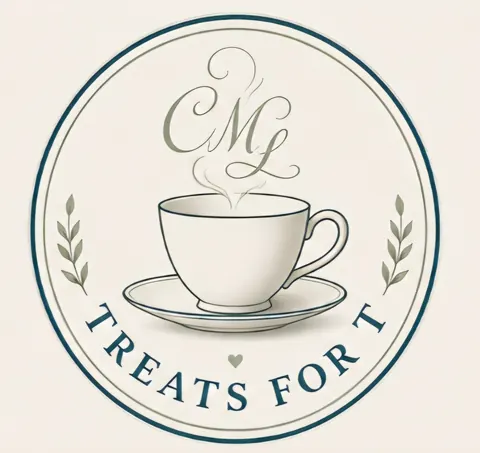 A logo for a company that sells treats.